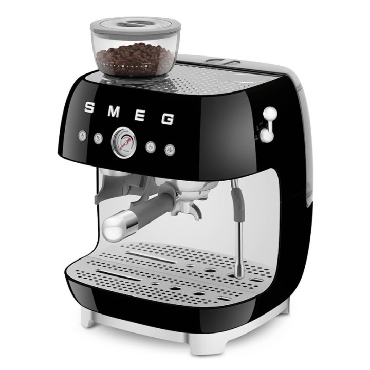 Smeg EGF03BLEU Manual espresso machine Incl. grinder Black