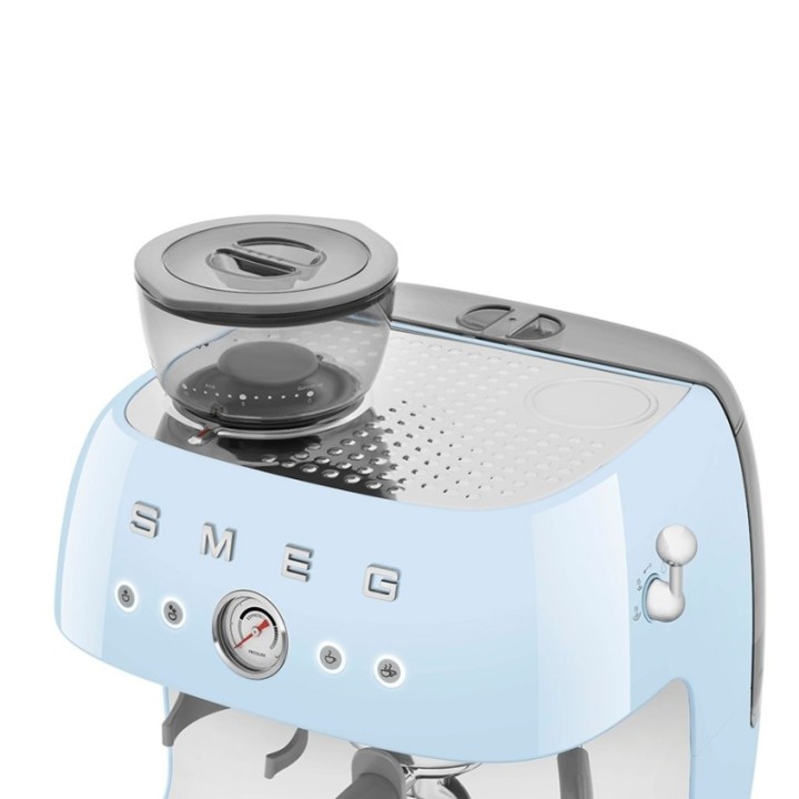 Smeg EGF03PBEU Manual espresso machine incl. grinder Pastel blue