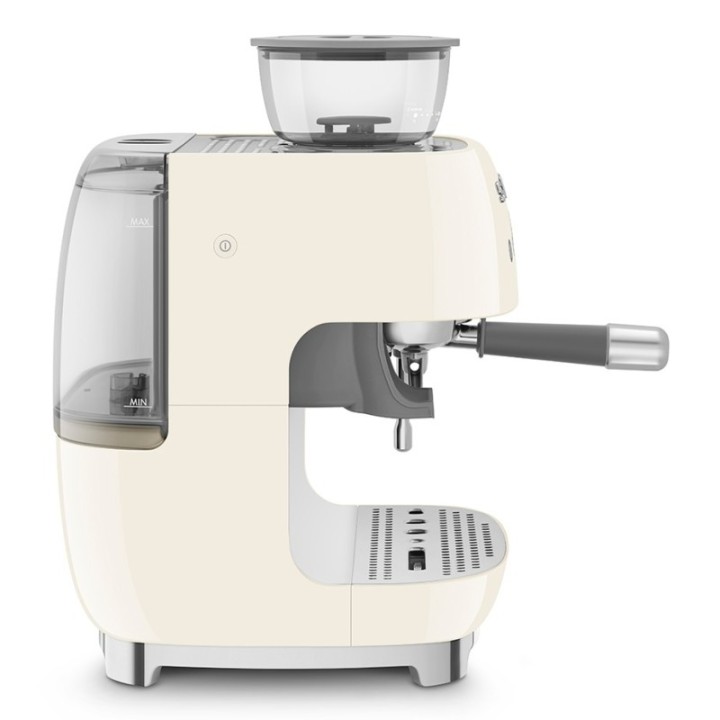 Smeg EGF03CREU Manual espresso machine Incl. grinder Cream