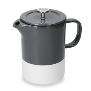 La Cafetière Barcelona 6-Cup French Press incl. Mug Cool Grey