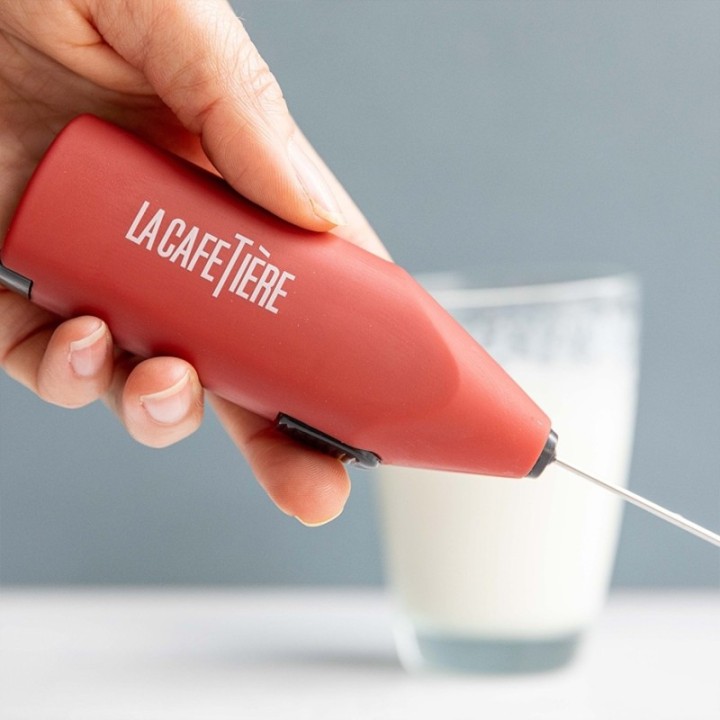 La Cafetière Milk Frother Red