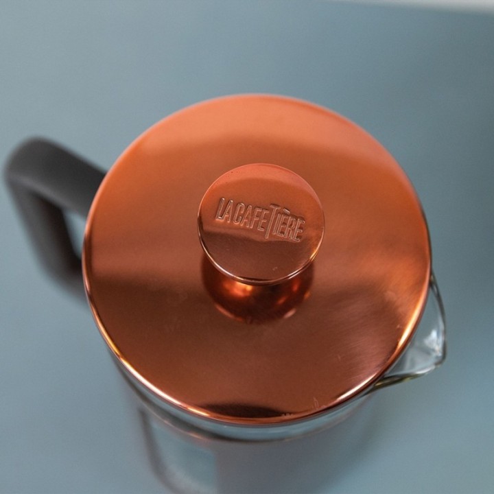 La Cafetière Pisa 3-Cup French Press Copper