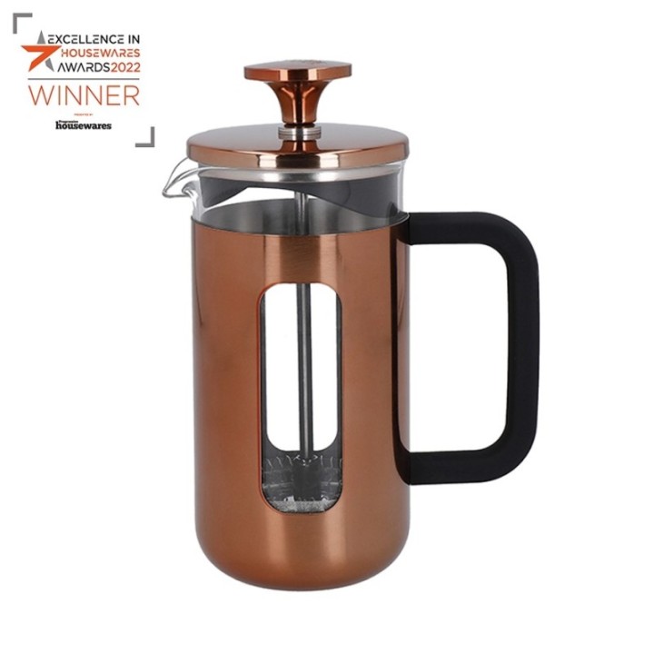 La Cafetière Pisa 3-Cup French Press Copper