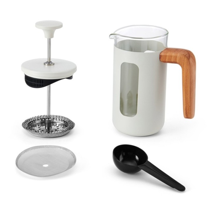 La Cafetière Pisa 3-Cup French Press White