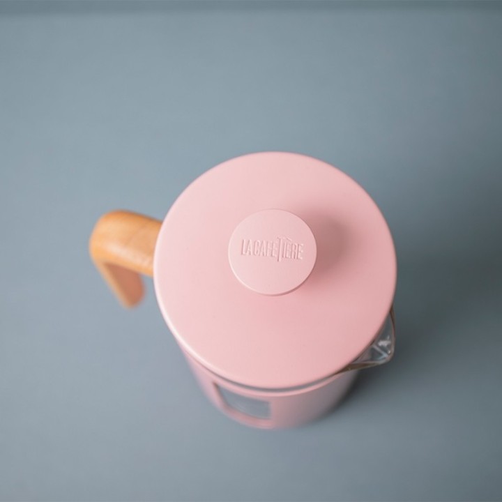 La Cafetière Pisa 3-Cup French Press Pink