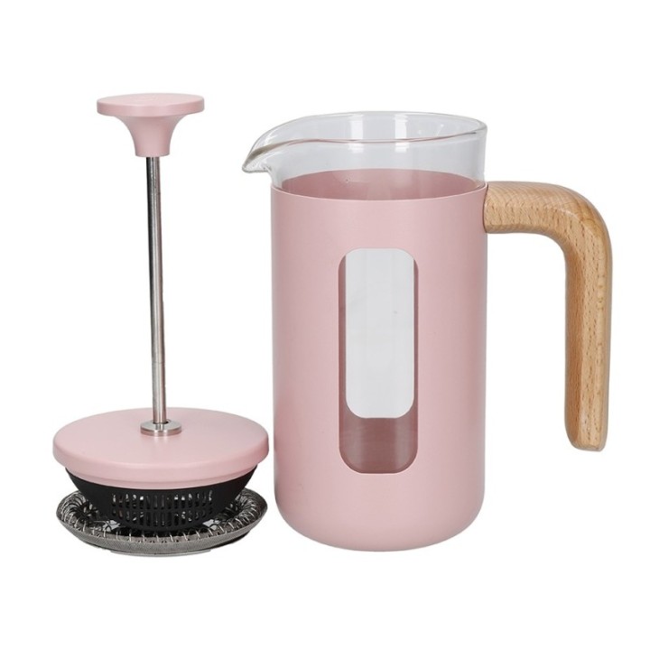 La Cafetière Pisa 3-Cup French Press Pink