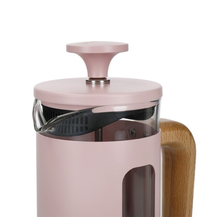 La Cafetière Pisa 3-Cup French Press Pink