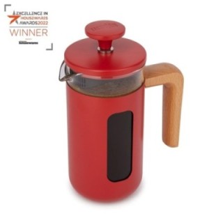 La Cafetière Pisa 3-Cup French Press Red
