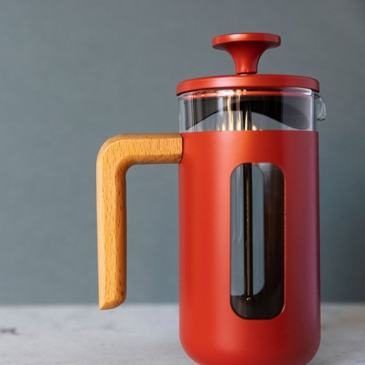 La Cafetière Pisa 3-Cup French Press Red