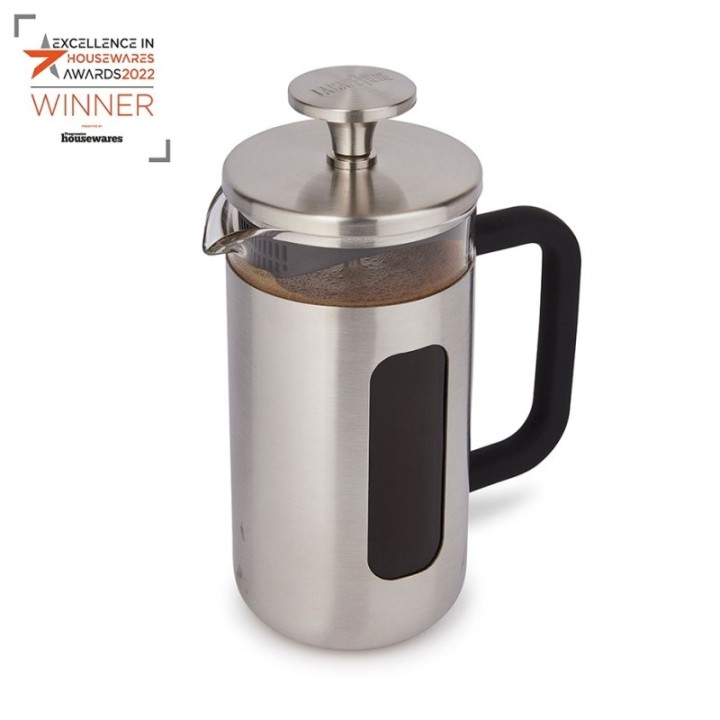 La Cafetière Pisa 3-Cup French Press Stainless Steel