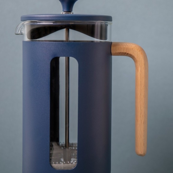 La Cafetière Pisa 8-Cup French Press Navy