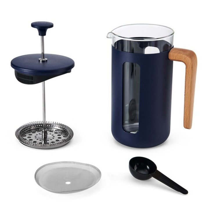 La Cafetière Pisa 8-Cup French Press Navy