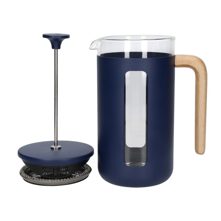 La Cafetière Pisa 8-Cup French Press Navy