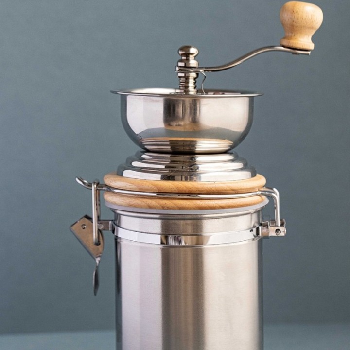 La Cafetière Manual Coffee Grinder Steel