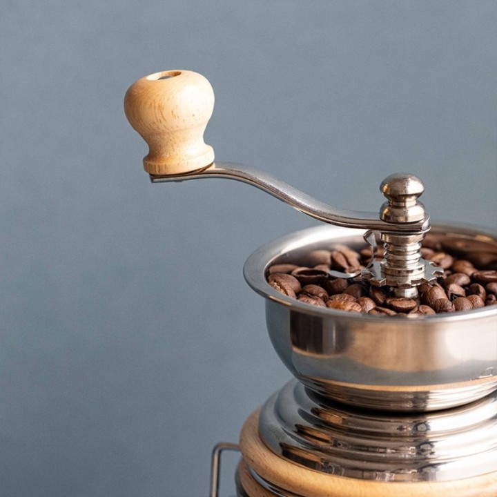 La Cafetière Manual Coffee Grinder Steel