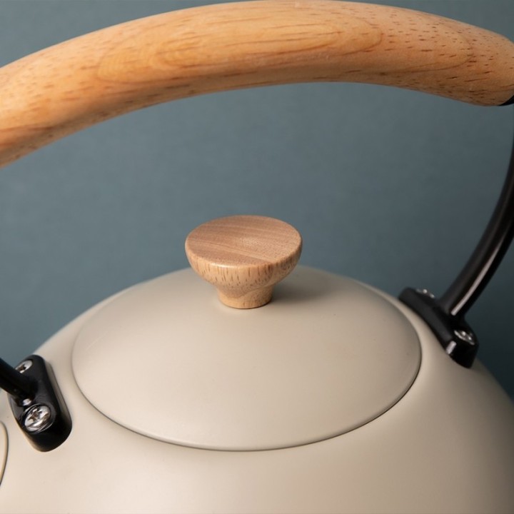 La Cafetière 1.6 L Kettle Latte with Wood