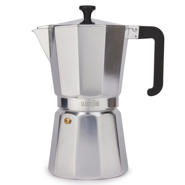 La Cafetière Venice 12 Cup Espresso Pot Steel