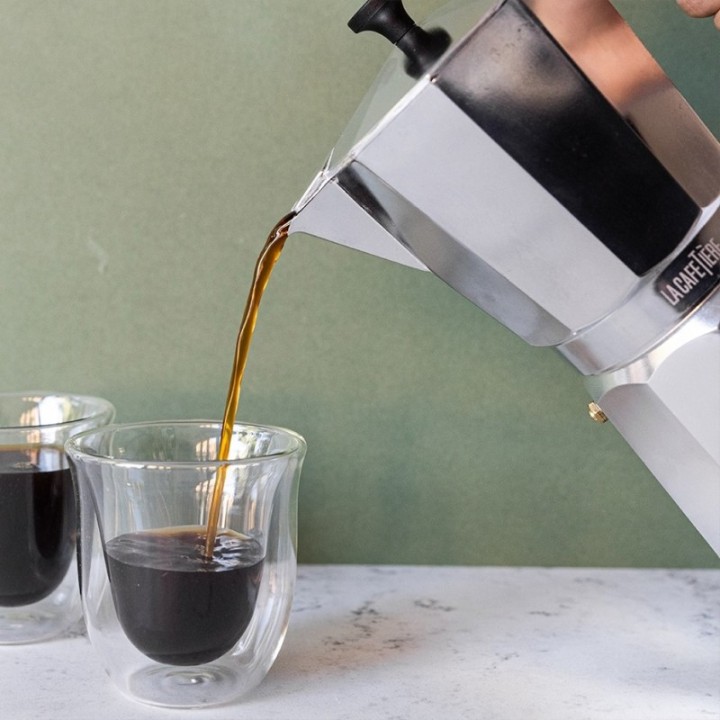 La Cafetière Venice 12 Cup Espresso Pot Steel