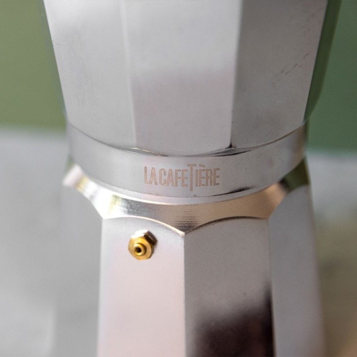 La Cafetière Venice 12 Cup Espresso Pot Steel
