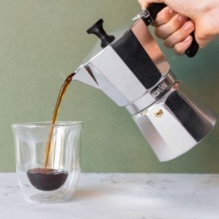 La Cafetière Venice 3-Cup Espresso Pot Steel