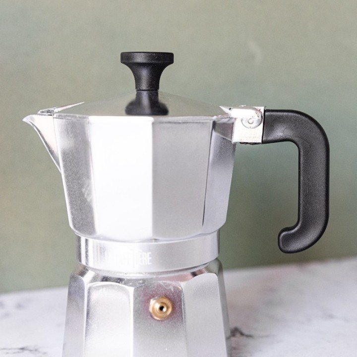 La Cafetière Venice 3-Cup Espresso Pot Steel