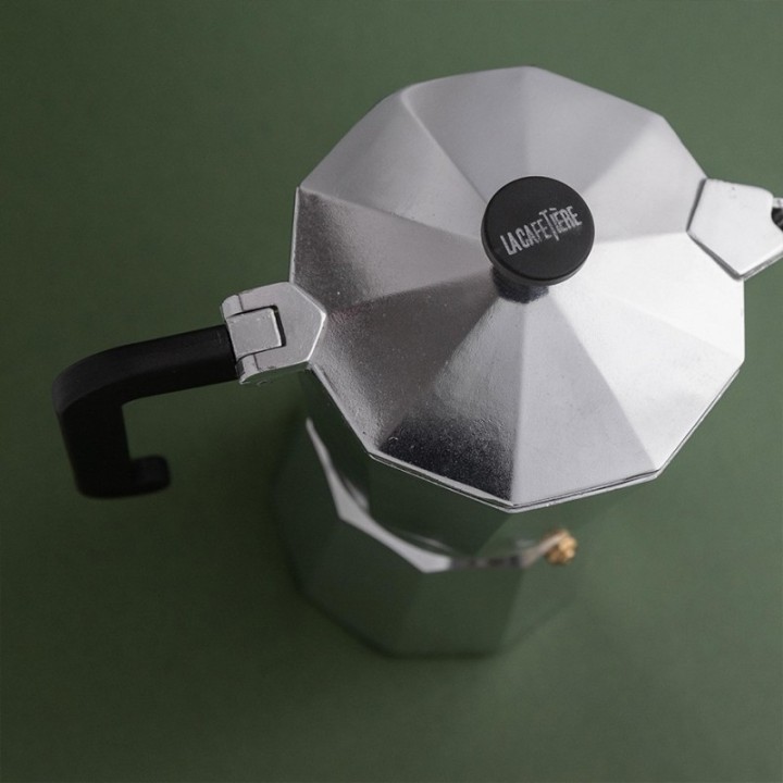 La Cafetière Venice 9-Cup Espresso Pot Steel