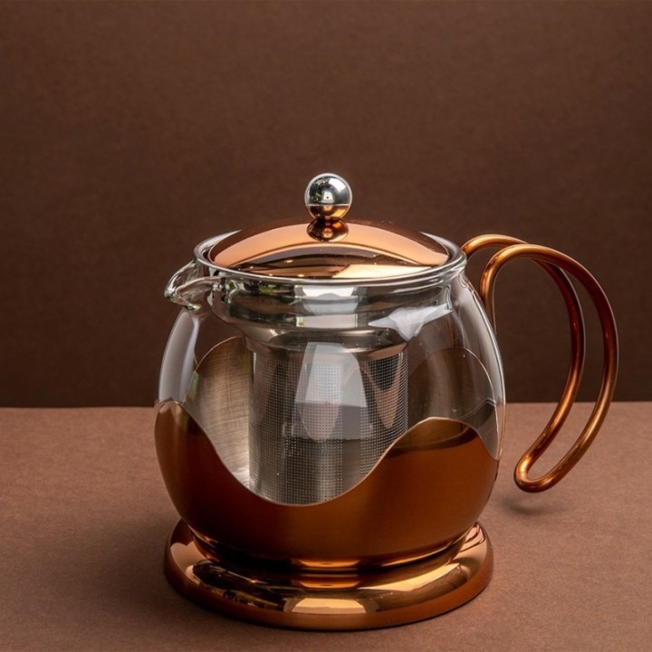 La Cafetière Izmir 2-Cup Tea Brewer Copper