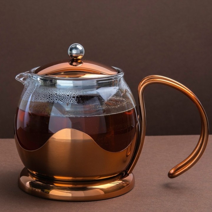 La Cafetière Izmir 2-Cup Tea Brewer Copper