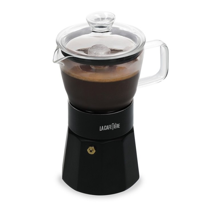 La Cafetière Verona 6-Cup Espresso Pot Black