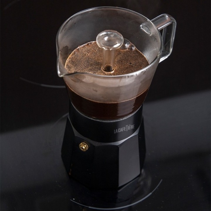 La Cafetière Verona 6-Cup Espresso Pot Black