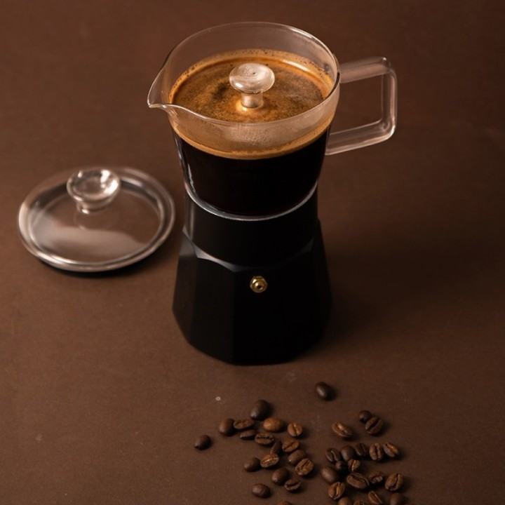 La Cafetière Verona 6-Cup Espresso Pot Black