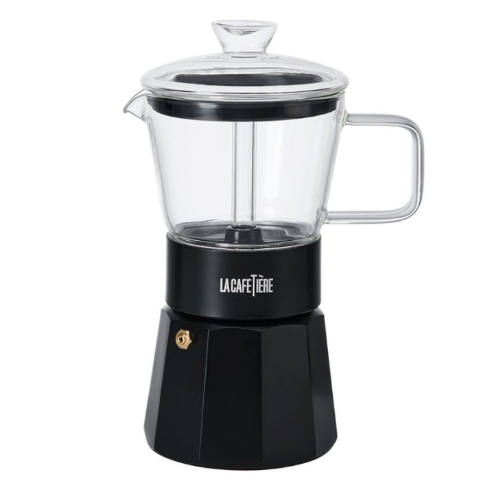 La Cafetière Verona 6-Cup Espresso Pot Black