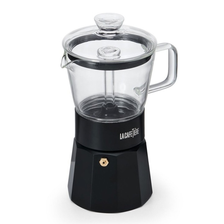 La Cafetière Verona 6-Cup Espresso Pot Black