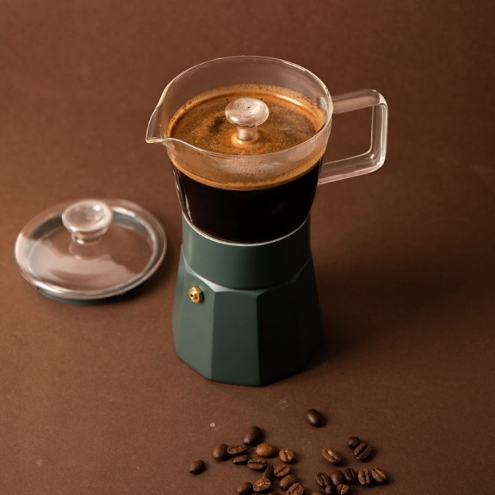 La Cafetière Verona 6-Cup Espresso Pot Green