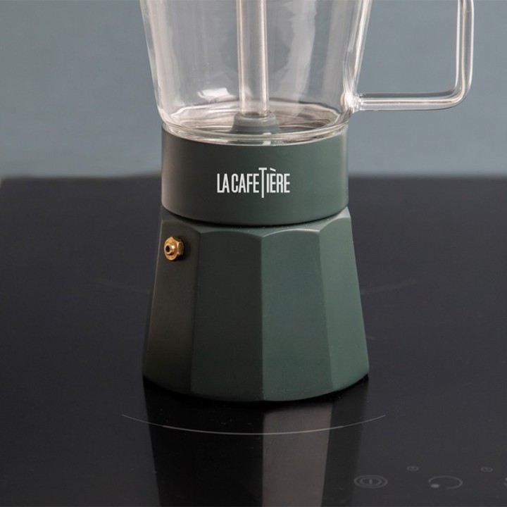 La Cafetière Verona 6-Cup Espresso Pot Green