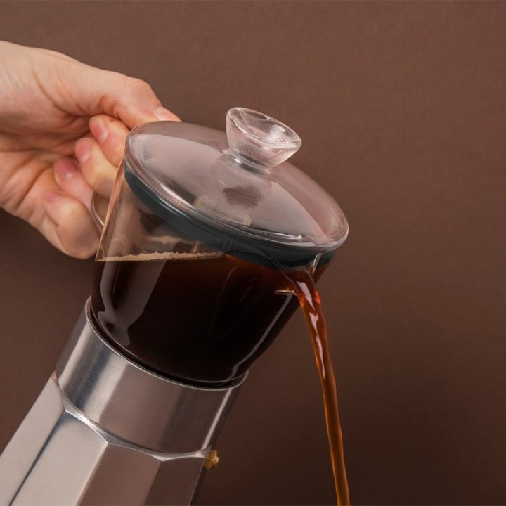 La Cafetière Verona 6-Cup Espresso Pot Steel