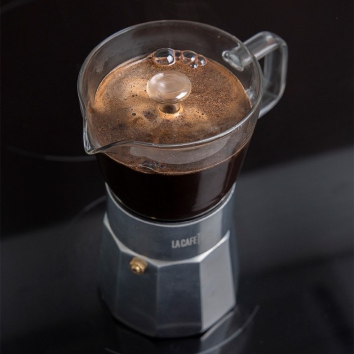 La Cafetière Verona 6-Cup Espresso Pot Steel