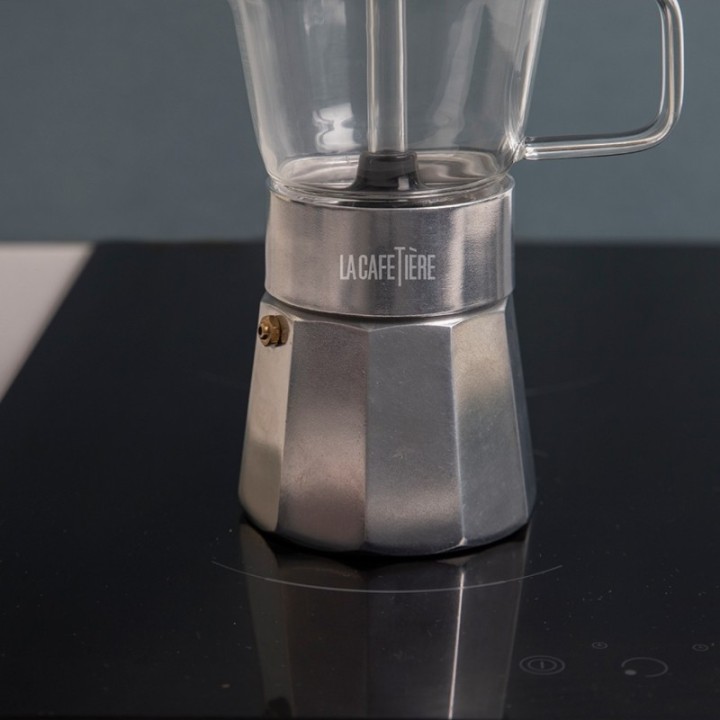 La Cafetière Verona 6-Cup Espresso Pot Steel