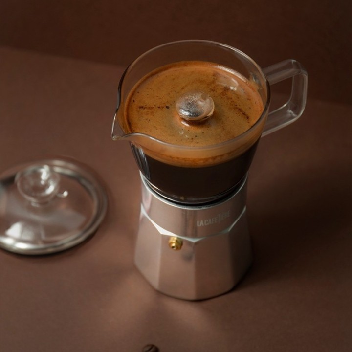 La Cafetière Verona 6-Cup Espresso Pot Steel