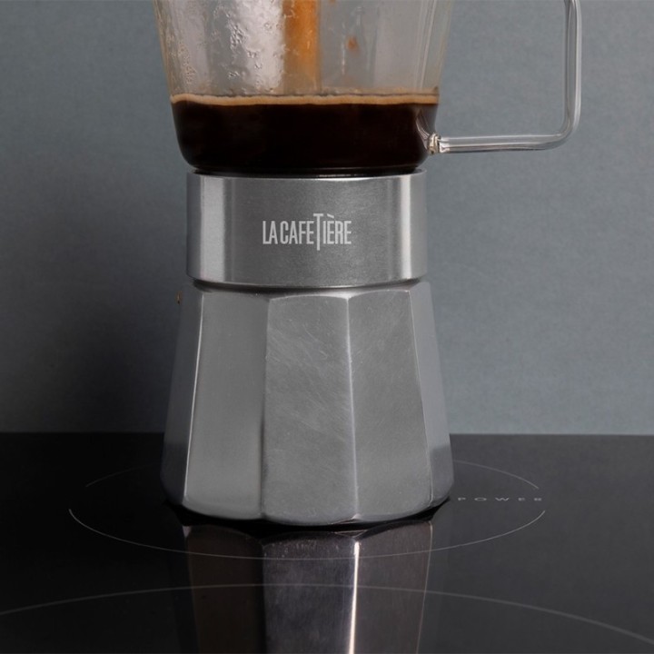 La Cafetière Verona 6-Cup Espresso Pot Steel