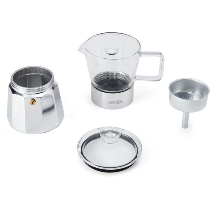 La Cafetière Verona 6-Cup Espresso Pot Steel