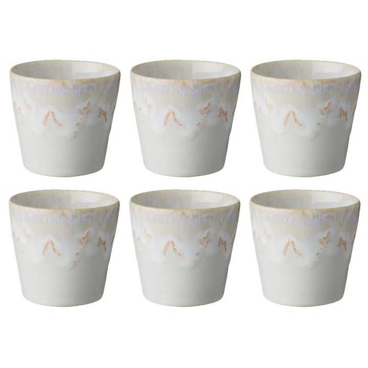 Costa Nova Gres Espressokopper 6 stk 0,10L Hvid Costa Nova Gres Espressokopper 6 stk 0,10L Hvid