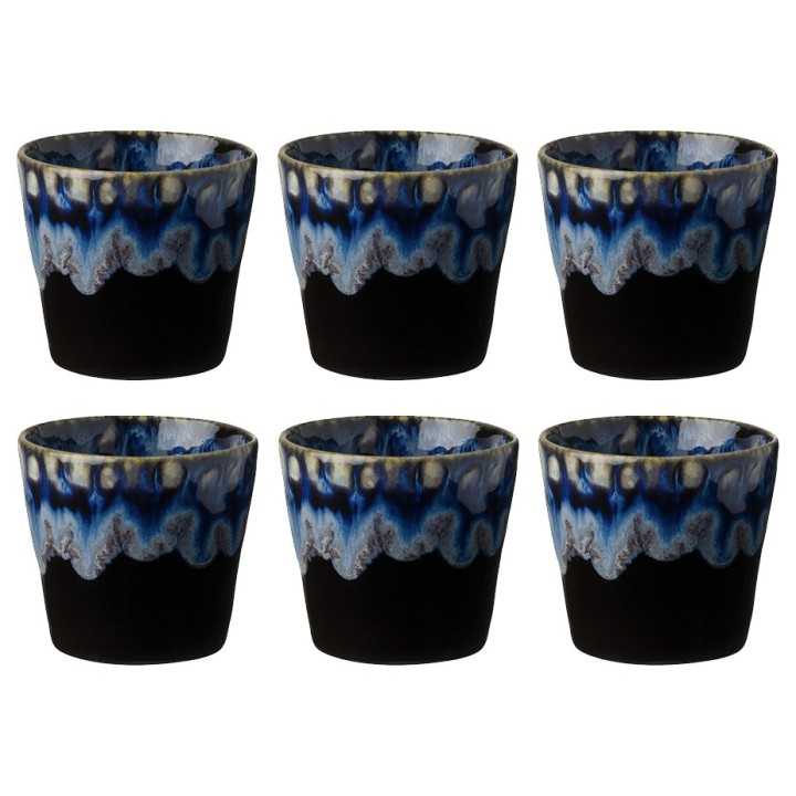 Costa Nova Gres Espressokopper 6 stk 0,10L Sort Costa Nova Gres Espressokopper 6 stk 0,10L Sort