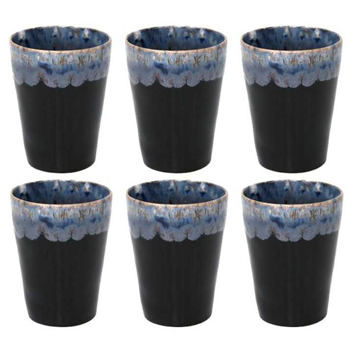Costa Nova Gres Krus 6 stk 0,38L Sort Costa Nova Gres Krus 6 stk 0,38L Sort