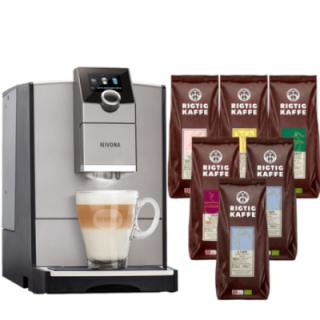 Nivona NICR 795 Espresso Machine Incl. 6x400g Rigtig Kaffe Organic