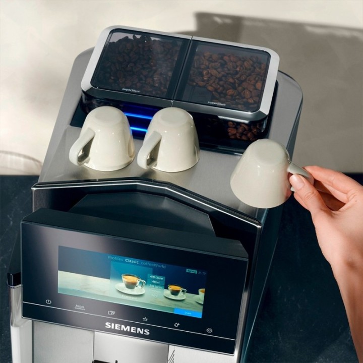 Siemens TQ907R03 EQ900 s700 Espresso machine Incl. 6x400g Rigtig Kaffe Organic