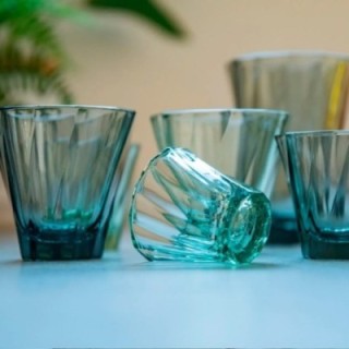 Loveramics Twisted Espresso Glass 7 cl 1 pc Green