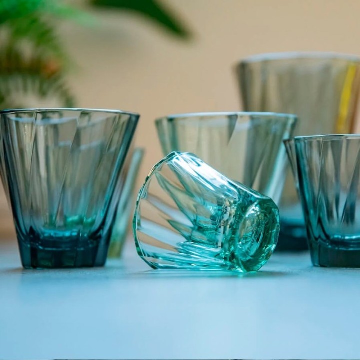 Loveramics Twisted Espresso Glass 7 cl 1 pc Green