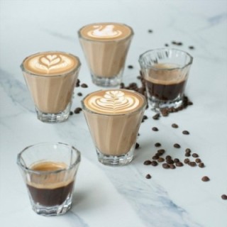 Loveramics Twisted Cortado Glass 12 cl 1 pc Clear