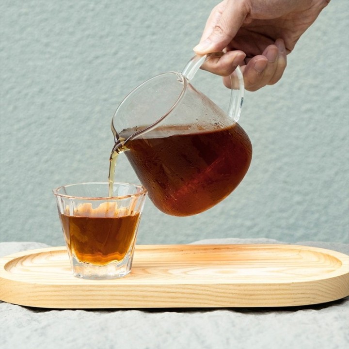 Loveramics Twisted Cappuccino Glass 18 cl 1 pc Black